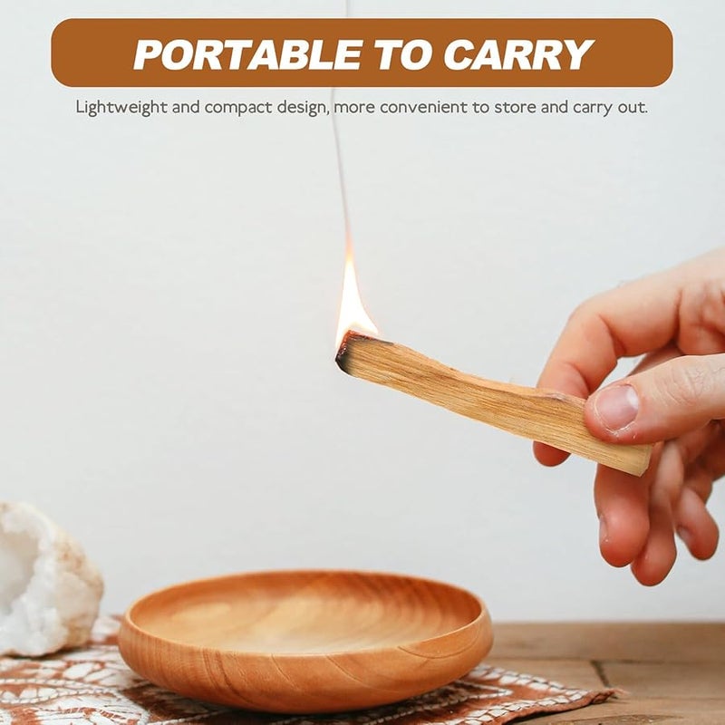 Natural Holy Palo Santo Wood Incense Sticks For Meditation Stress Relief Air Purifying Aromatherapy - Image 3